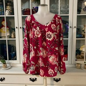 NWT Peasant Top Floral | L | Floral